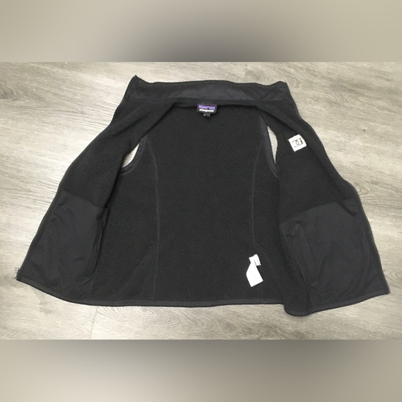 Patagonia Vest Womens Size Large Black Better Sweater Full Zip Fleece 25886 **Rd - Picture 5 of 8